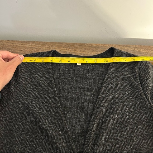 💕 LE LIS Elegant Black Wrap bell sleeves Dress S - Picture 6 of 12